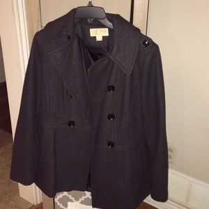 Michael Kors Charcoal Grey Peacoat